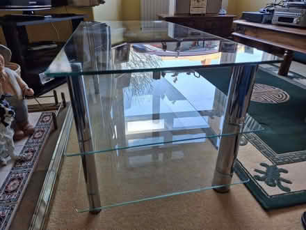 Photo of free Glass TV stand (Tupsley HR1) #3