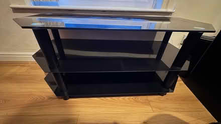 Photo of free Black glass Coffee/tv table (Dingle L8) #1