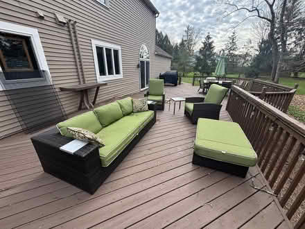 Photo of free Outdoor Couch, Ottoman, 2 Recliners (Lower Makefield, PA) #1