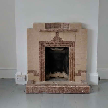 Photo of free 1930s Art Deco tiled fireplace surround (Newchurch HR5) #1