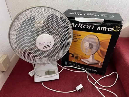 Photo of free 12” desk fan (Eastbourne BN21) #1
