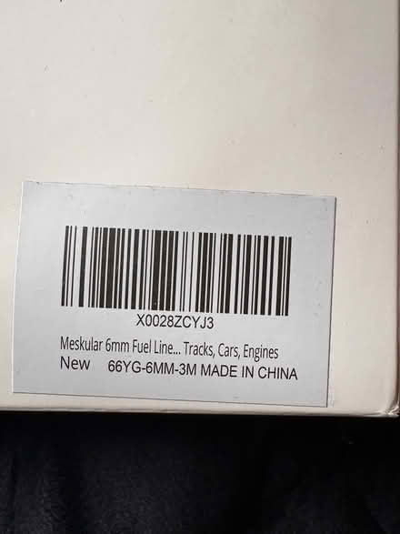 Photo of free Fuel line (Belper DE56) #2