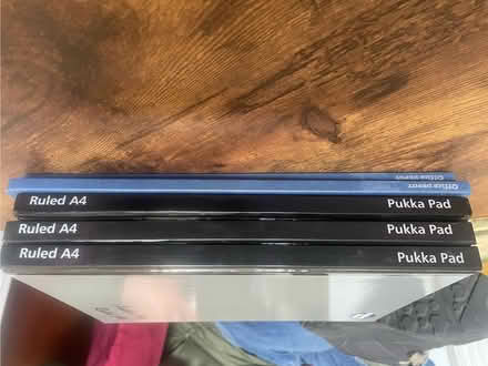 Photo of free 5 A4 lined books (Cricket Road OX4) #1