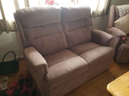 Photo of free 2seat sofa & matching armchair (Mirfield WF14) #2