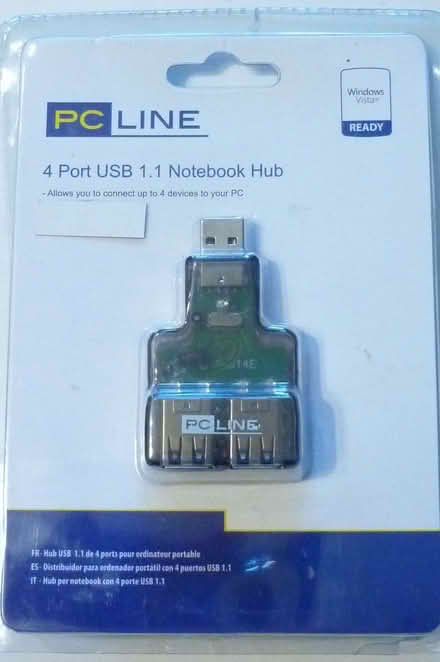 Photo of free PC LINE 4 port USB 1.1 notebook hub (Monkmoor SY2) #1