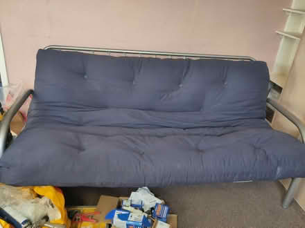 Photo of free Blue futon sofa bed (Leeds LS8) #1