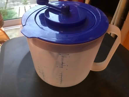 Photo of free Large lidded jug with whisk included. (Woodley RG5) #1