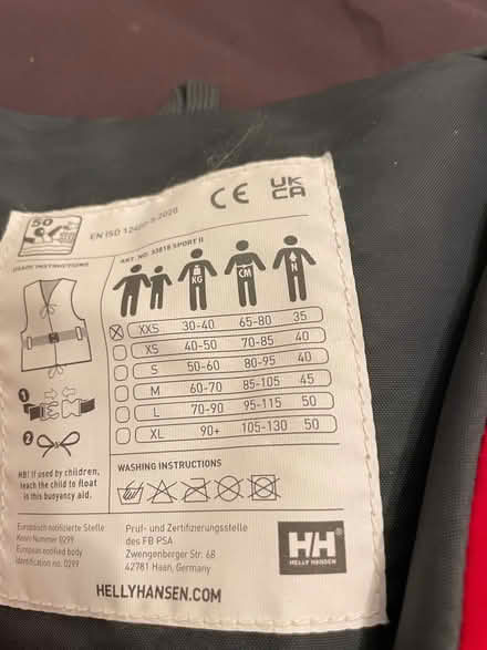 Photo of free Adult/teenager life jacket (Wandsworth SW18) #2