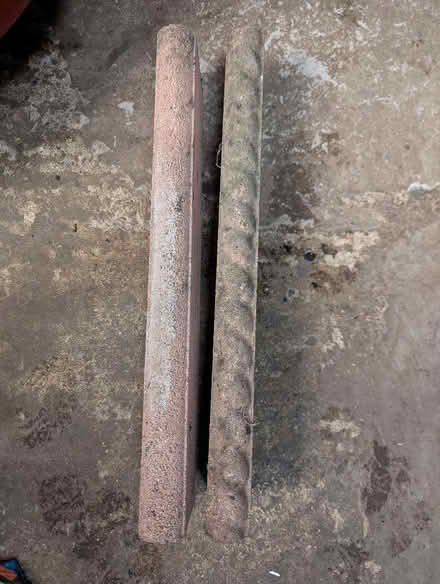 Photo of free Red concrete garden edging 7x 60cm sections (North Herts SG4) #1