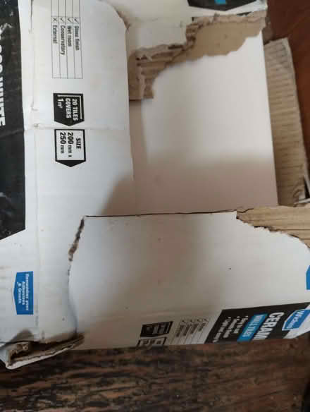 Photo of free 13 Ceramic Gloss Wall Tiles 200mm x 250mm each (Jesmond) #1