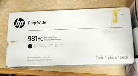 Photo of free hp PageWide 981YC printer cartridges (Penrith CA11) #1