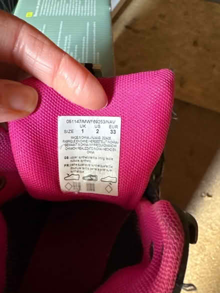 Photo of free Girls walking boots (Waterlooville PO8) #2