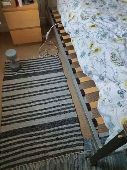 Photo of free King size chrome bed frame (Congleton CW12) #4