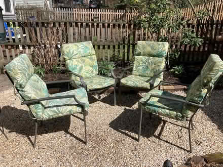 Photo of free Yard chairs (4) (Regent Square) #1