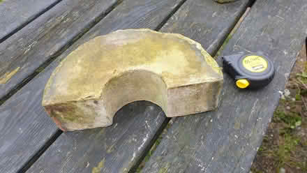 Photo of Half circle coping stones. Grey. (Braintree CM7) #2