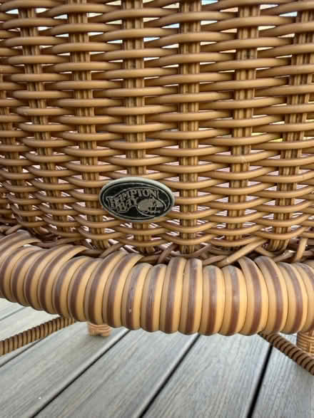Photo of free Wicker chair (Mundelein IL) #4