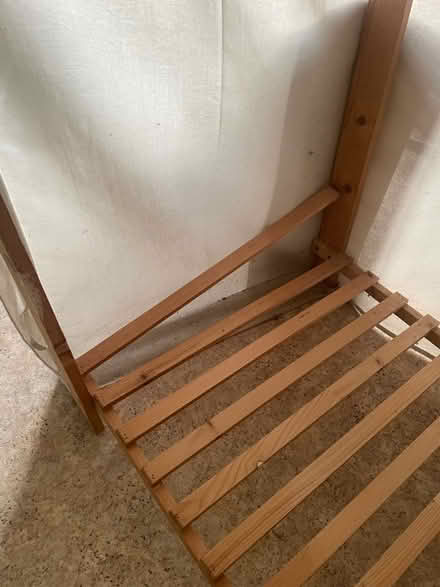 Photo of free Storage / temporary wardrobe - fabric & wood (IP7) #2