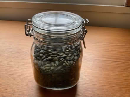 Photo of free Kilner Jar of pumpkin seeds (Chalk Farm NW1) #1