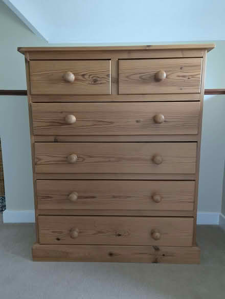 Photo of free Pine chest of drawers (Battledown GL53) #1