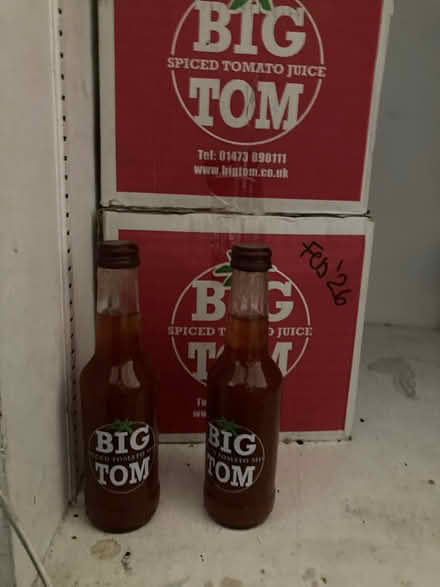 Photo of free 72 x bottles Big Tom spiced tomato juice (BN1) #1