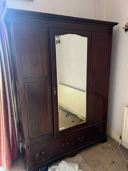 Photo of free Victorian inlaid wardrobe (Summertown OX2) #1