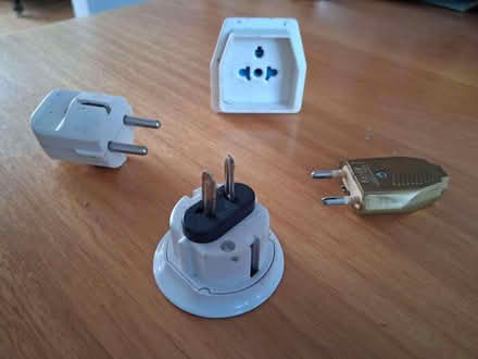 Photo of free Two-pin electric plugs and adaptor (New Marston OX3) #1