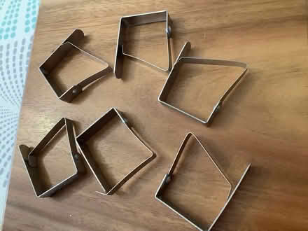 Photo of free Tablecloth clips (Long Hanborough OX29) #1