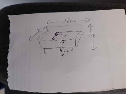 Photo of free 3 seater sofa B774FQ (B77 Tamworth) #3