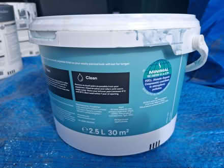 Photo of free 2.5 litre B&Q matt emulsion in "Monaco" blue (New Marston OX3) #2