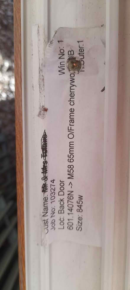 Photo of free backdoor an frame (69 fintry avenue PA2) #1