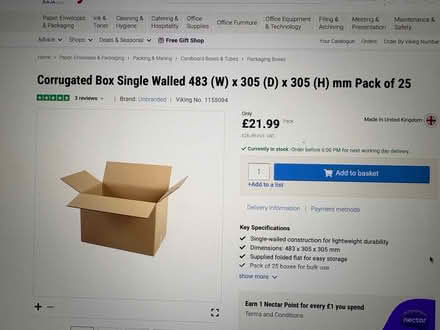 Photo of free Packing boxes (SW17 7TH) #2