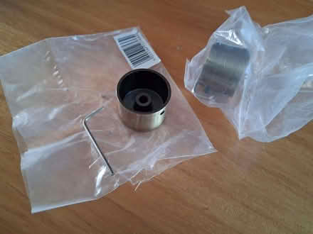 Photo of free Plain antique gold ends for 1" (2.54 cm) curtain rail (New Marston OX3) #1