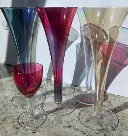 Photo of free Coloured flute glasses (Welling DA16) #4