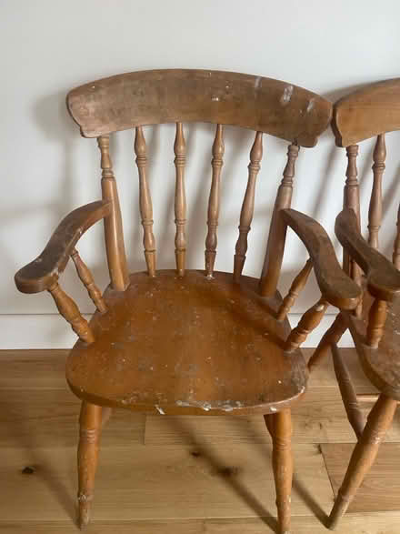 Photo of free 2 wooden chairs (Levenshulme M19) #2