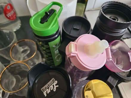 Photo of free Wine, sherry, latte glasses. Water bottles and insulated cup (Stone Cross BN23) #3