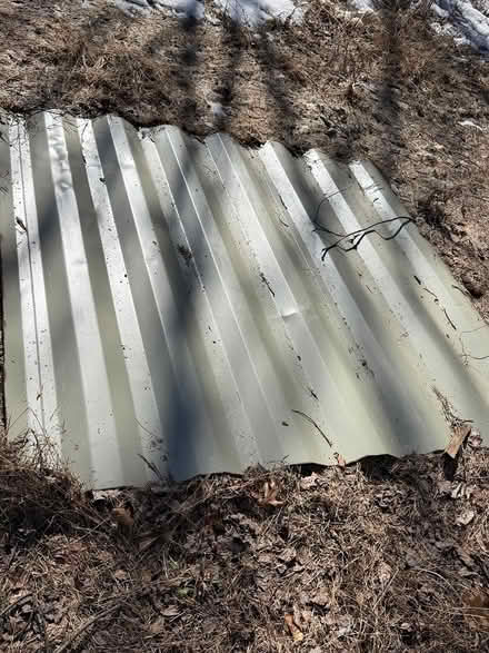 Photo of free Metal cut from Container (272 Stickney Brook Rd) #1