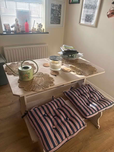 Photo of free Small dining table and benches (Quedgeley GL4) #1