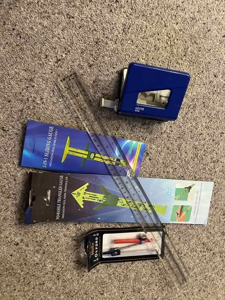 Photo of free Special rulers and hole punch (Heversham LA7) #1