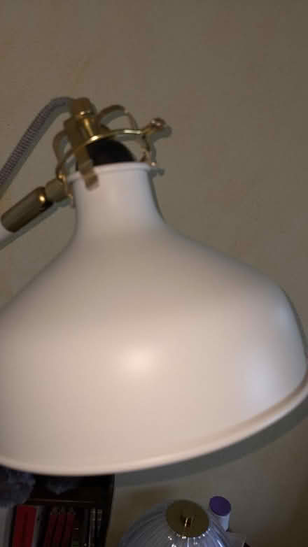 Photo of free White & Brass Floor Lamp (BN8) #2