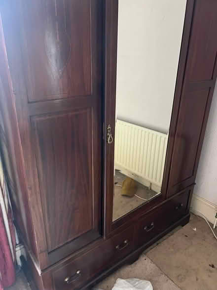 Photo of free Victorian inlaid wardrobe (Summertown OX2) #4
