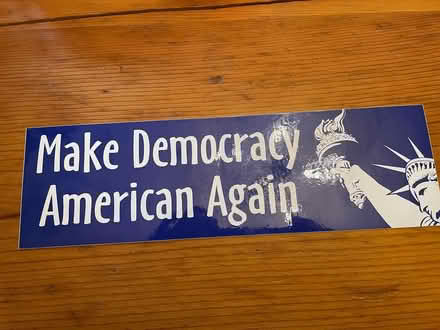 Photo of free bumper sticker (Wedgwood) #1