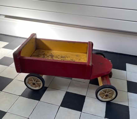 Photo of free Vintage wooden pull along cart (N11 Bounds Green) #1