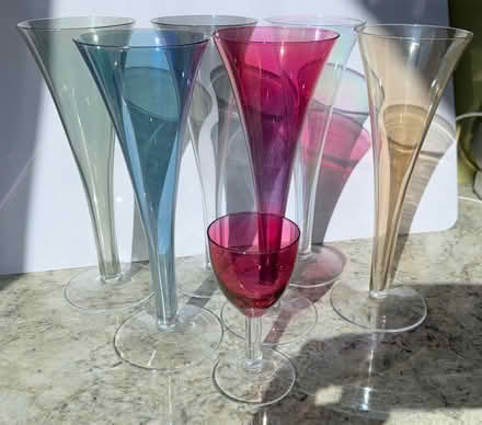 Photo of free Coloured flute glasses (Welling DA16) #2