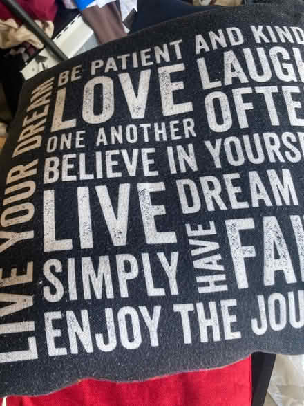 Photo of free Pillows red blue orange pink (Foothill Boulevard Cupertino) #3