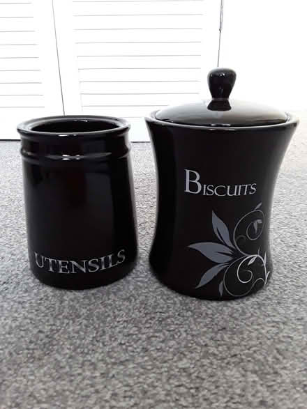 Photo of free Utensils Holder and Biscuit Barrel (Far Bletchley MK3) #1