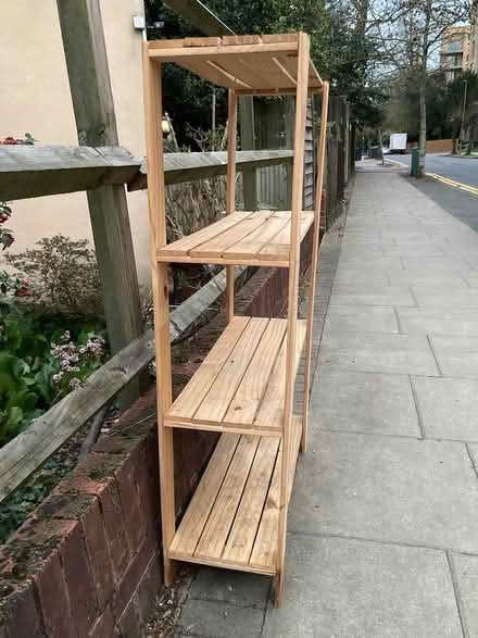Photo of free Unfinished softwood shelving (Hendon, London NW4) #2