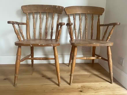 Photo of free 2 wooden chairs (Levenshulme M19) #4