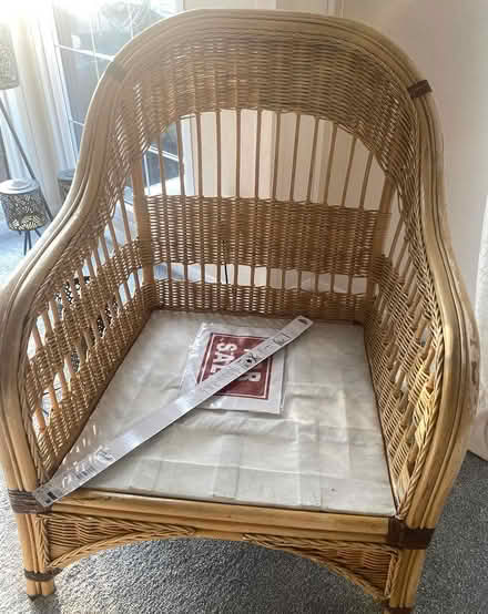 Photo of free 2 large Wicker Chairs (Hurlston L40) #2