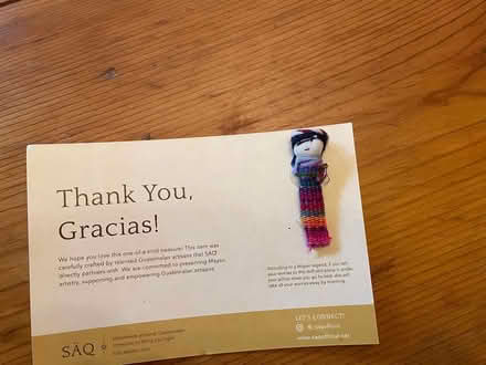 Photo of free Mayan worry doll (Wedgwood) #1