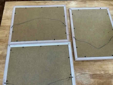 Photo of free 3 large wooden picture frames (Camberley GU15) #3